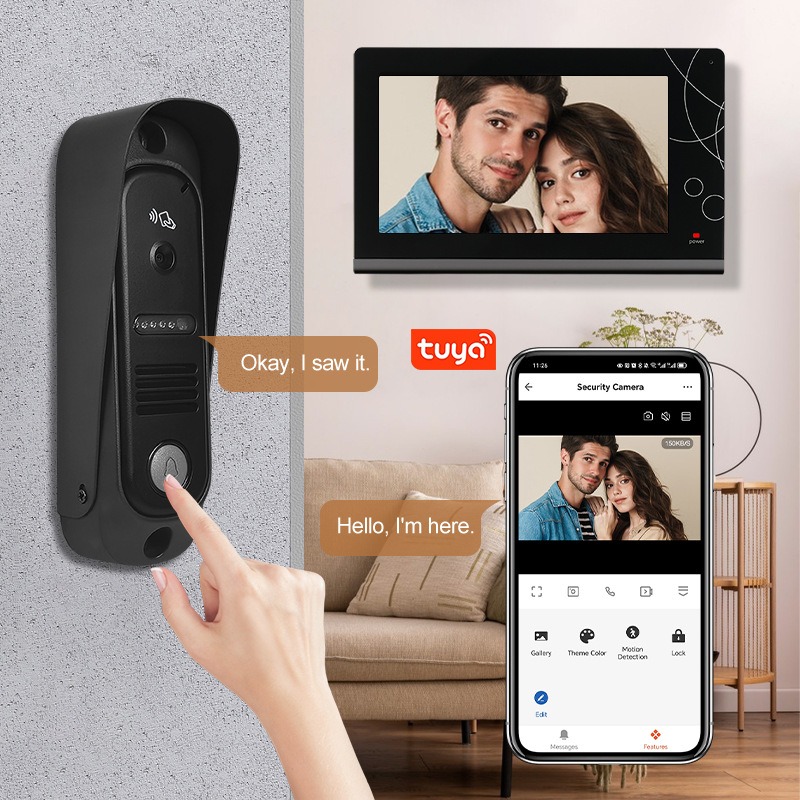 กริ่งประตูวิดีโออัจฉริยะขนาด 7 - Smart Doorbell Wired บทวิจารณ์และราคา