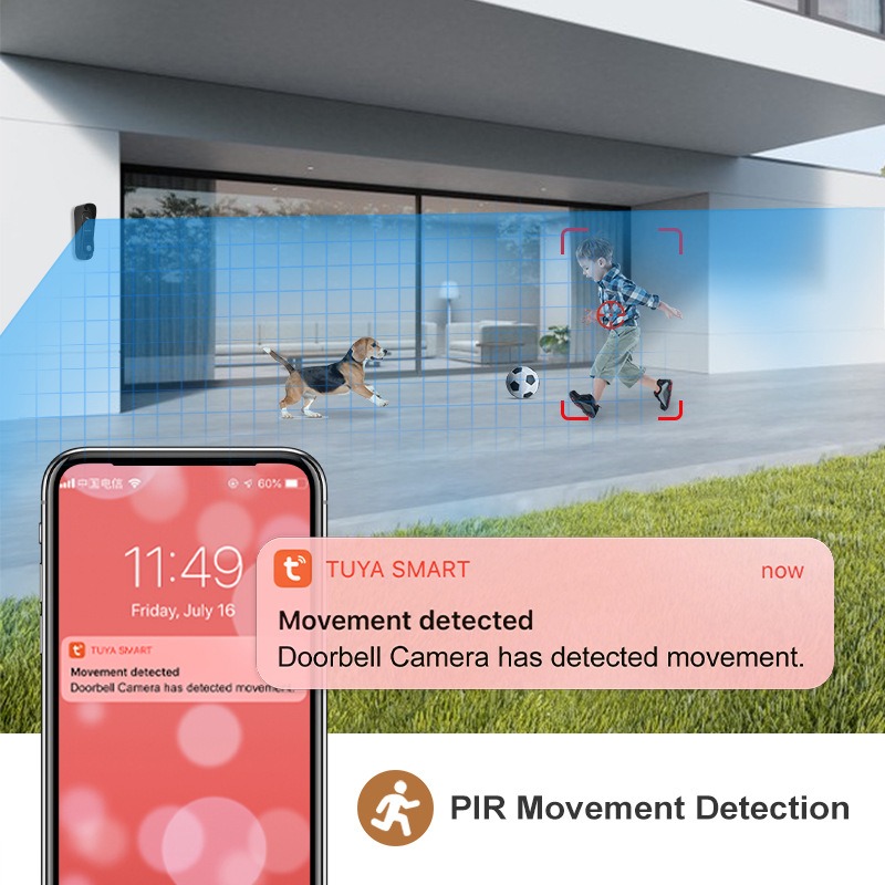 กริ่งประตูวิดีโออัจฉริยะขนาด 7 - Smart Doorbell Wired บทวิจารณ์และราคา