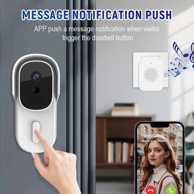 กล้องออดอัจฉริยะแบบมีสาย รองรั - Smart Doorbell Wired บทวิจารณ์และราคา